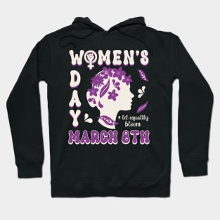 Women´s Day 8th March Feminist Women Power Statement Hoodie